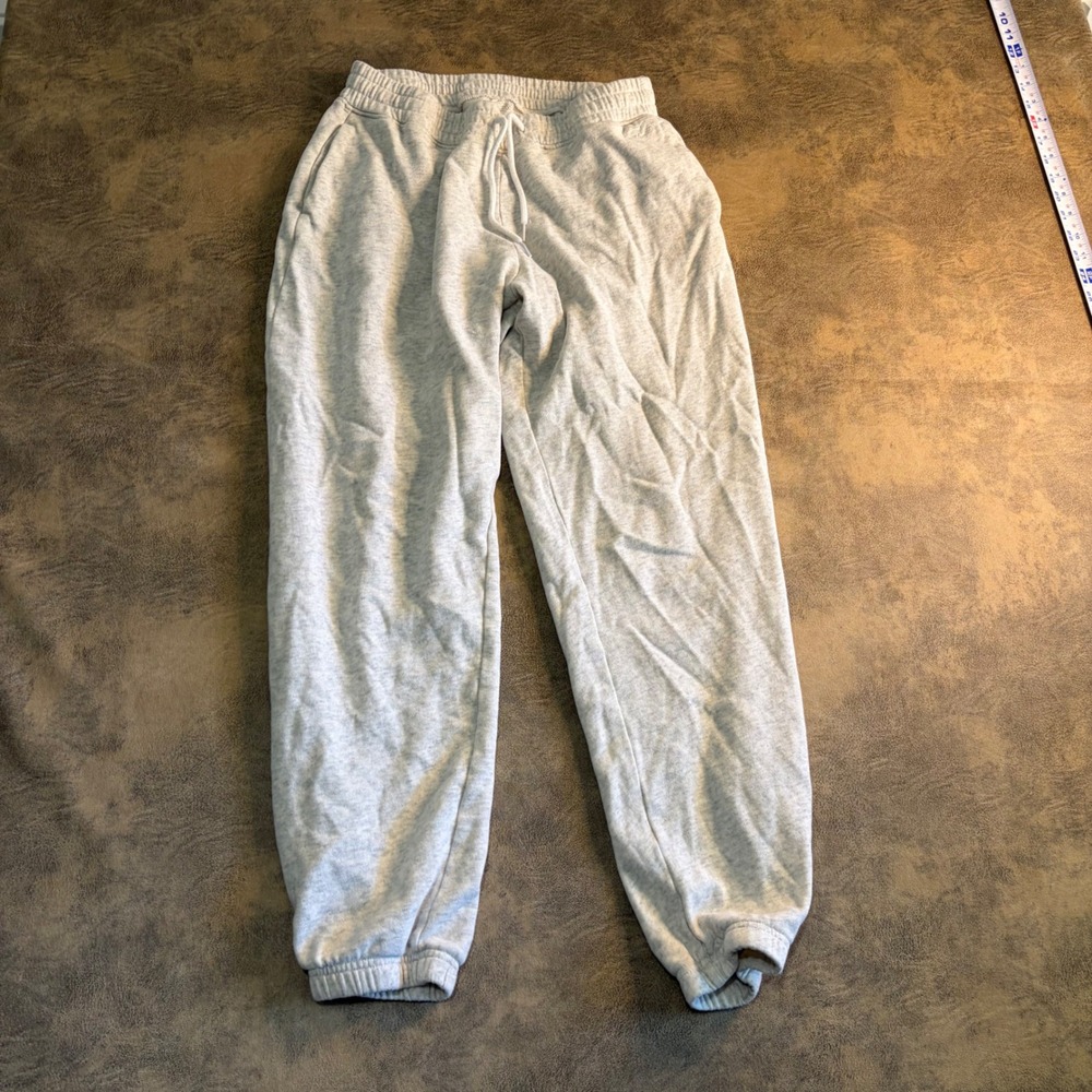 Hollister‎ Sweatpants Womens M Gray Ultra High-Rise Joggers Fleece Drawstring